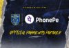 Kerala Blasters partners with PhonePe for official payments