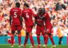 Sadio Mane scored his 100th for Liverpool, as they cruised past Crystal Palace with a 3-0 victory at Anfield.