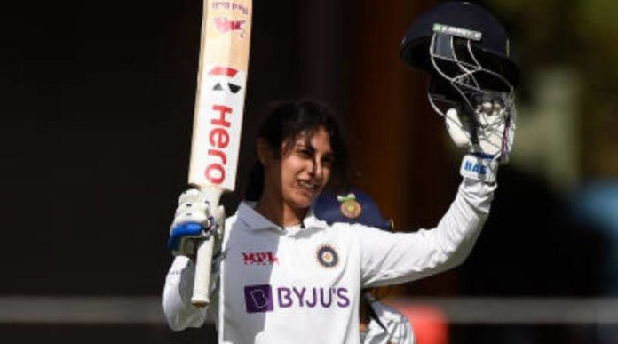 AUS-W v IND-W: India post 276/5 on day 2 of Pink-Ball Test; Smriti Mandhana scores a ton