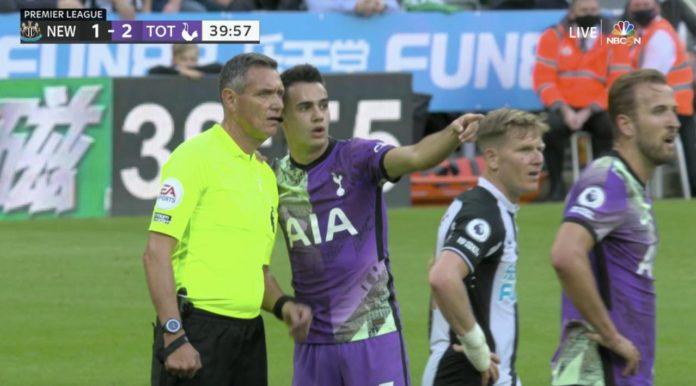 Quick footed Sergio Reguilon pauses Newcastle-Tottenham game over medical emergency
