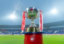 Indian super league trophy