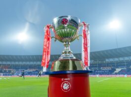 Indian super league trophy