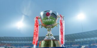 Indian super league trophy