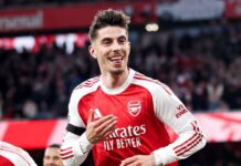 Kai Havertz’s strike against Burnley strengthens Arsenal’s path to Premier League 2026 title race