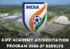List of academies officially secured AIFF Accreditation for 2026-27